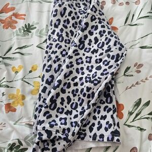 Leopard Print Crew Neck Sweater